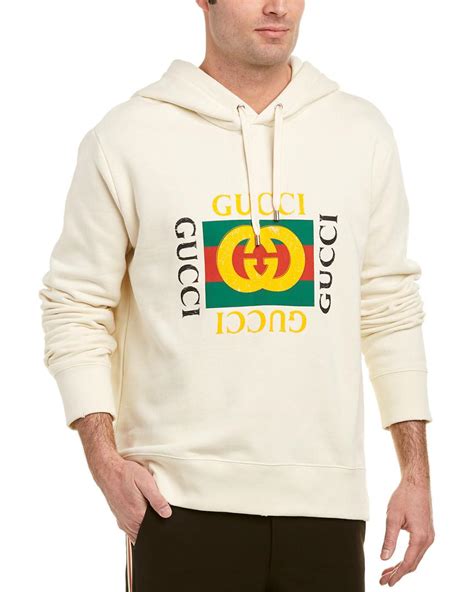 white gucci logo sweatshirt|Gucci logo velvet sweatshirt.